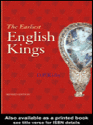 cover image of The Earliest English Kings